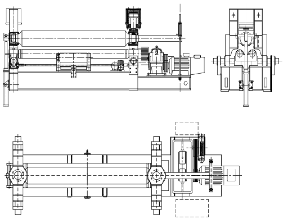 Calandra de chapa Calandra de perfil Calandra CNC Calandra hidraulica